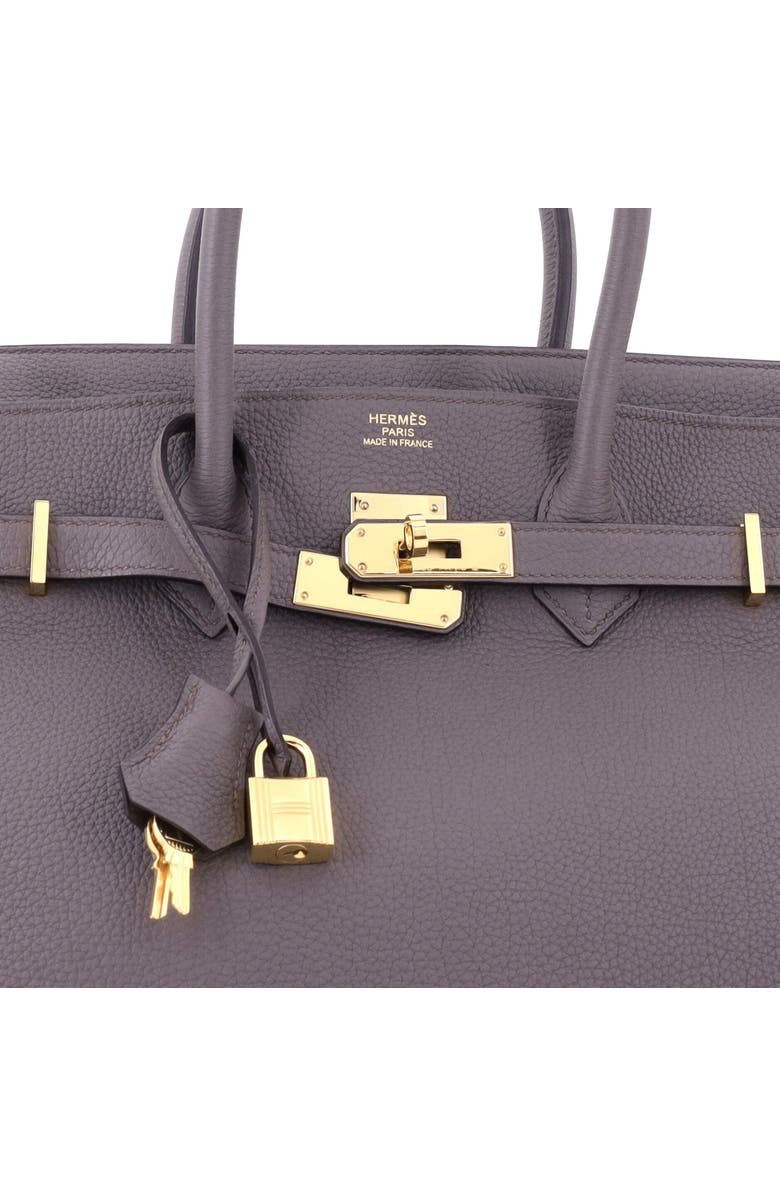 Pre-Owned Hermes Birkin Handbag Grey Togo with Gold Hardware 35, Alternate, color,
