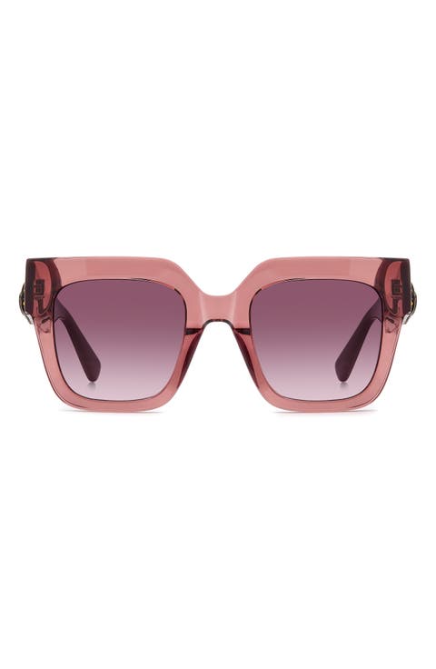 50mm Gradient Square Sunglasses