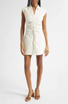 Maura Sleeveless Mini Shirtdress