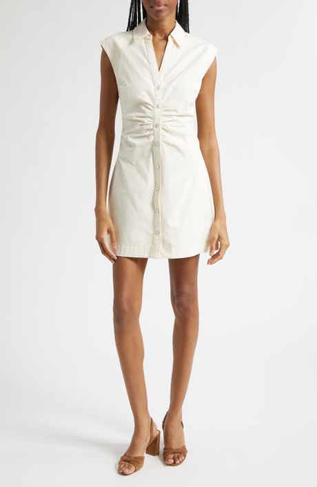 Maura Sleeveless Mini Shirtdress