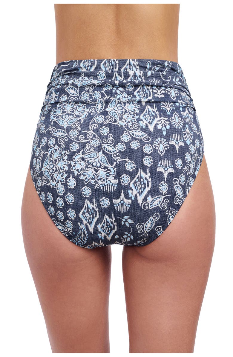 Profile by Gottex Flores Shirred High Waist Pant, Alternate, color, 