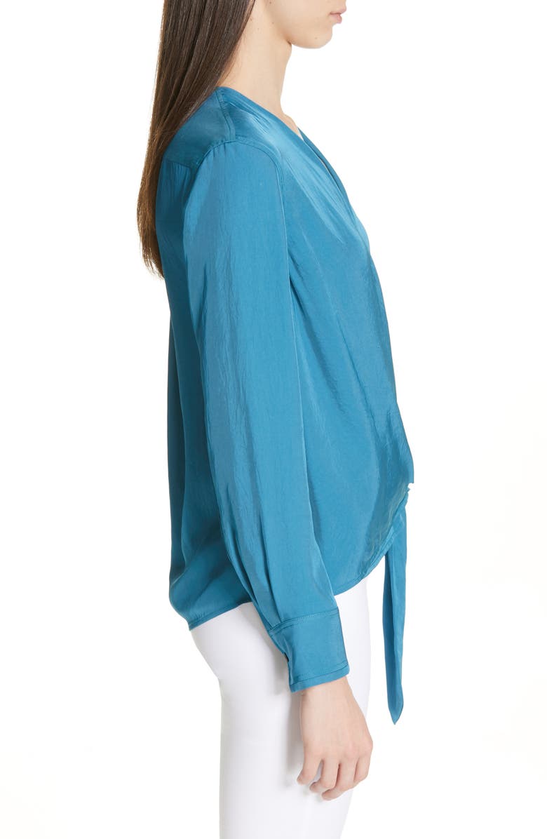 rag & bone Felix Wrap Top, Alternate, color,
