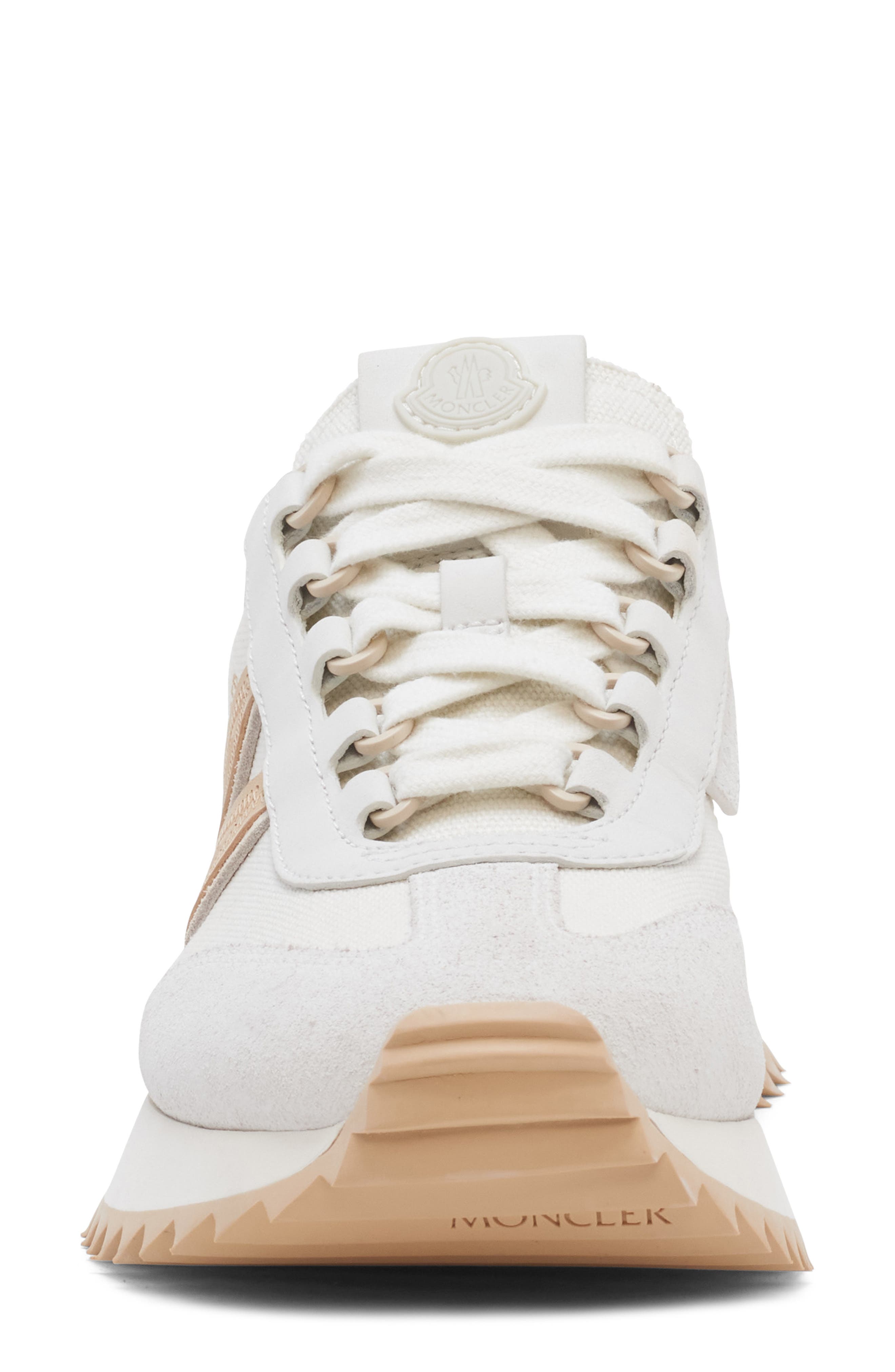 Moncler Pacey Low Top Sneaker, Alternate, color, White