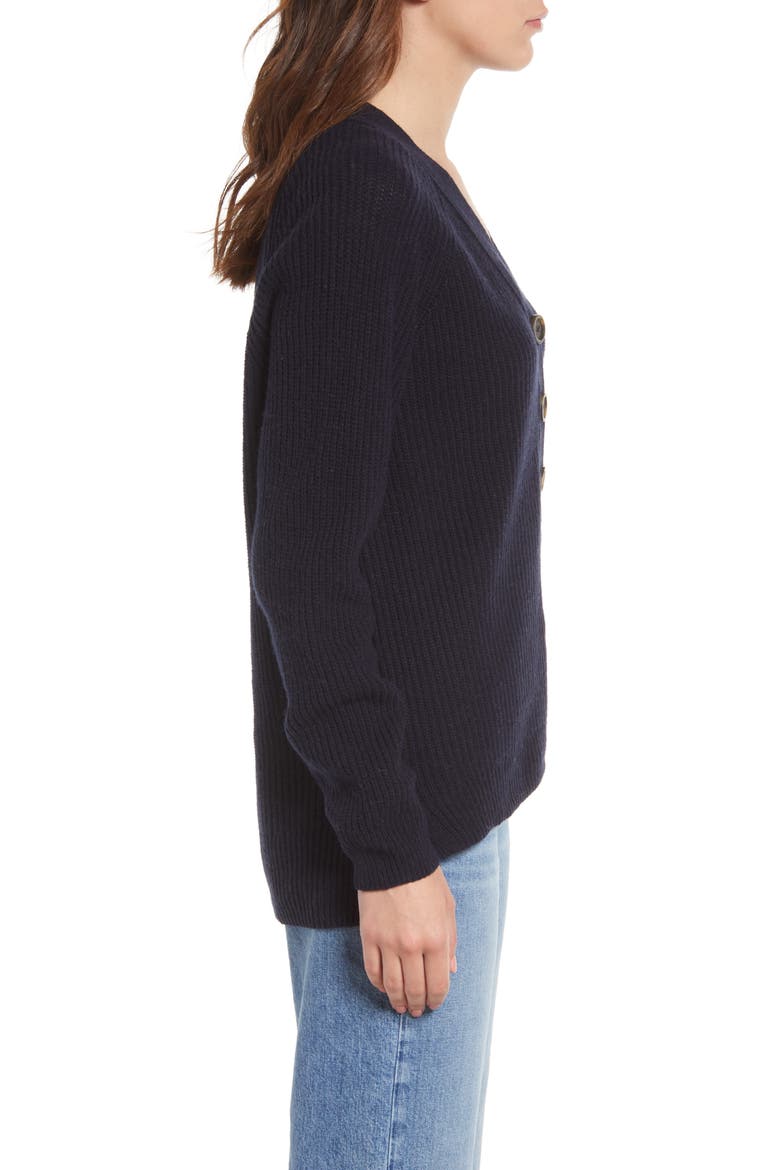 Lyle Rib Henley Sweater, Alternate, color, NAVY