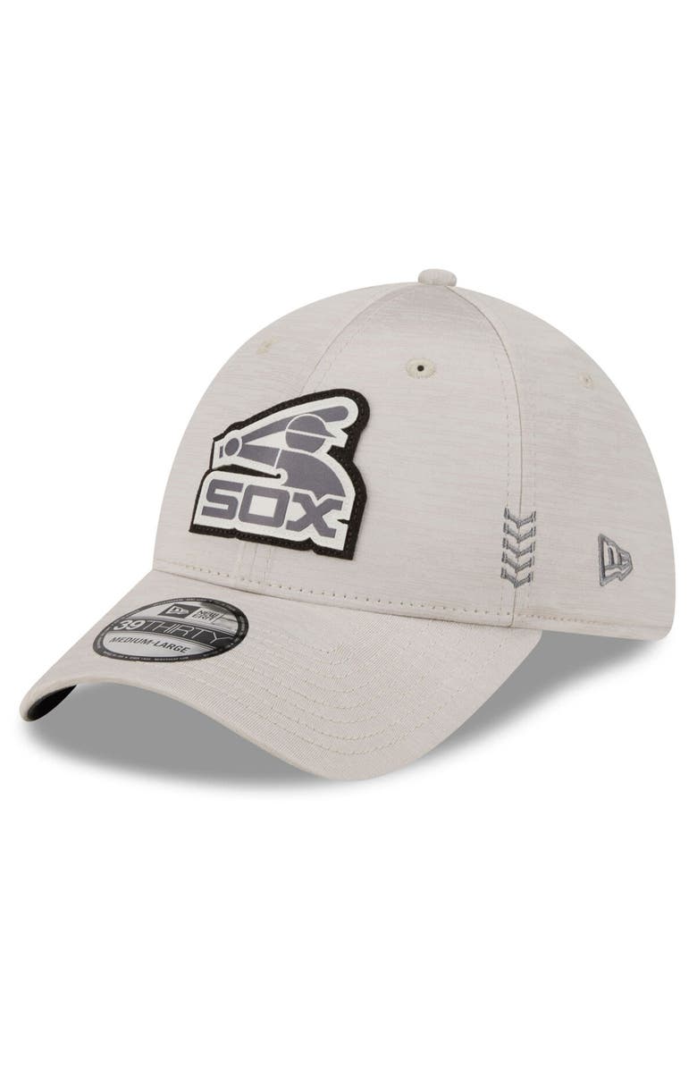 New Era Men's New Era Cream Chicago White Sox 2024 Clubhouse 39THIRTY Flex Fit Hat, Alternate, color, Cream
