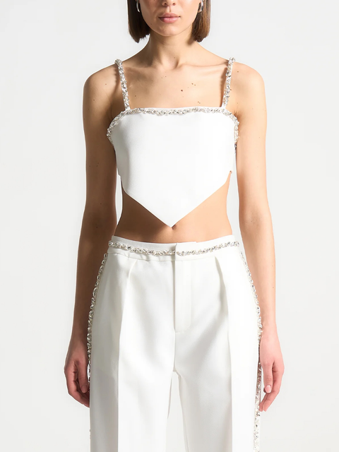 Eloise Embellished Handkerchief Top