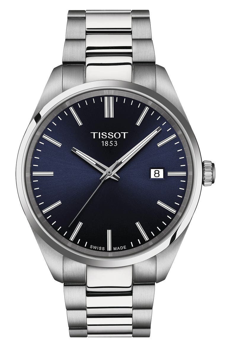 PR 100 Classic Bracelet Watch, 40mm, Main, color, BLUE