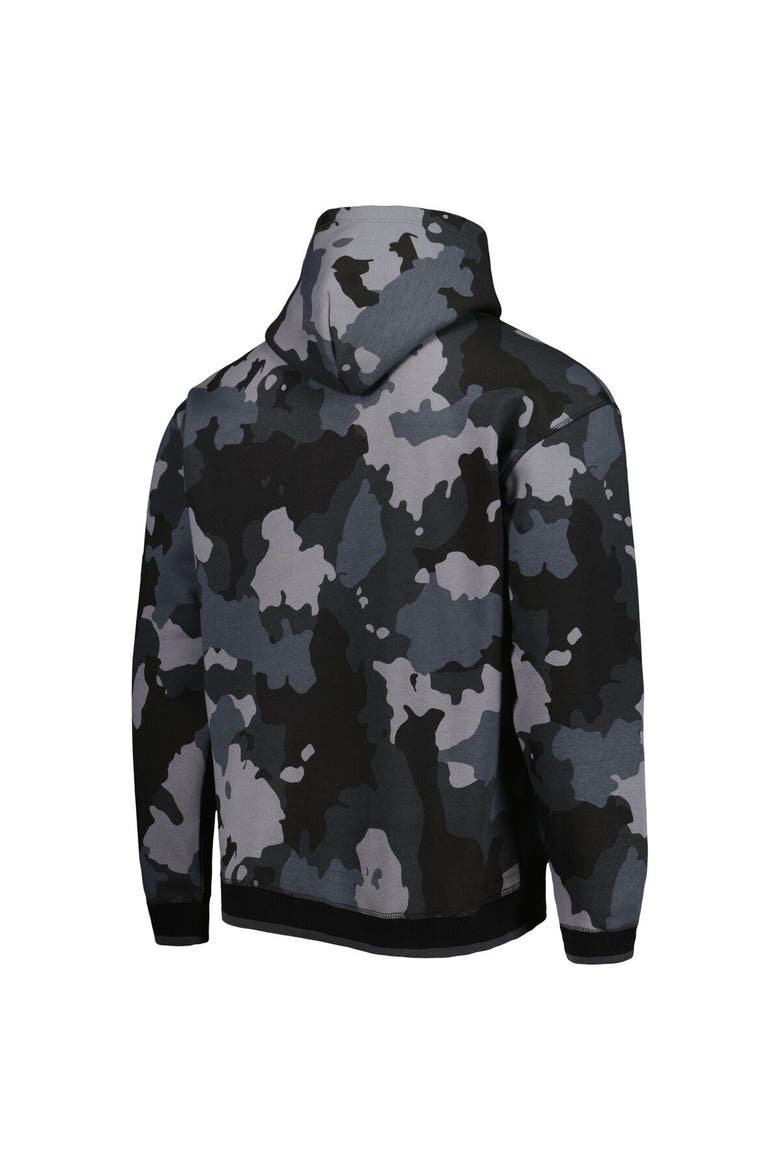 Men's The Wild Collective Black Arizona Cardinals Camo Pullover Hoodie, Alternate, color, Black
