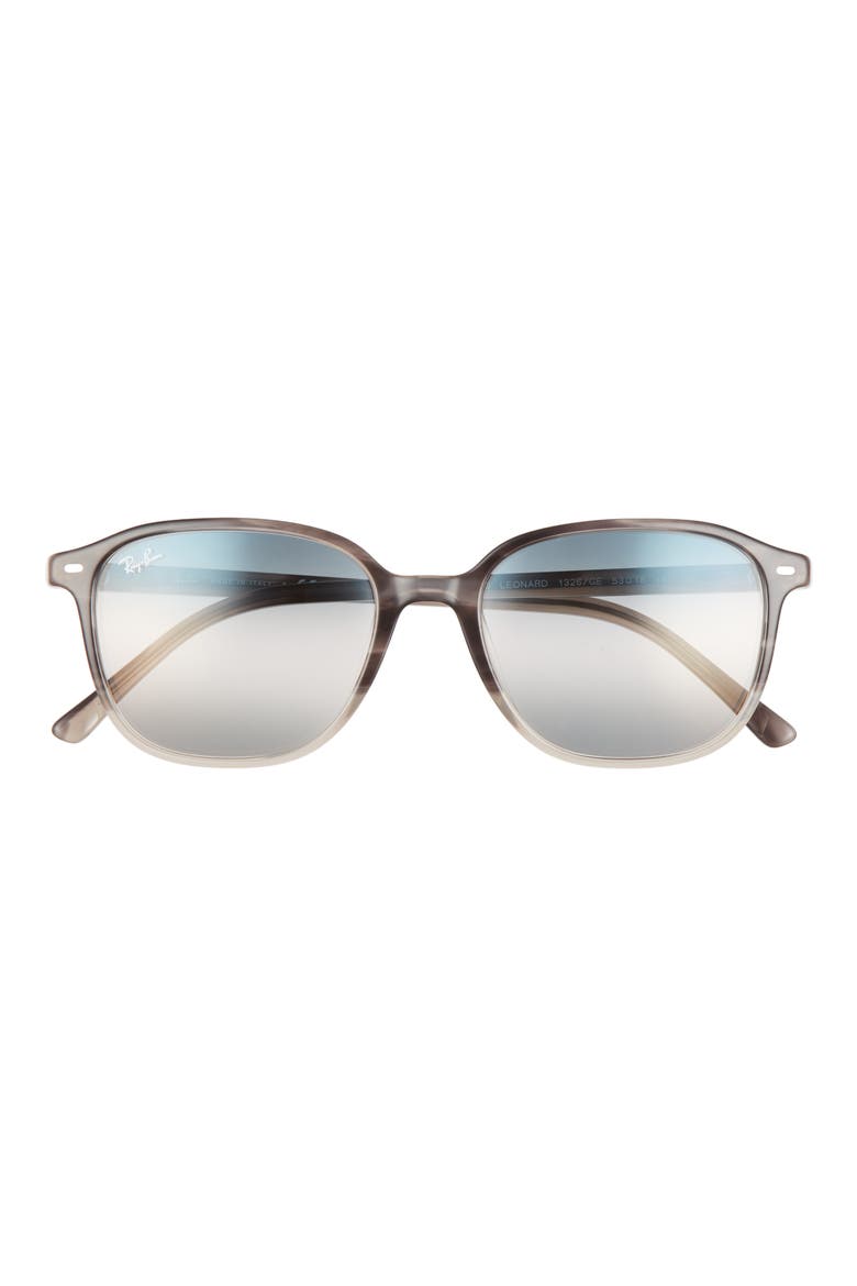 Leonard 53mm Gradient Square Sunglasses, Main, color, GREY HAVANA / PINK/ BLUE/ GREY