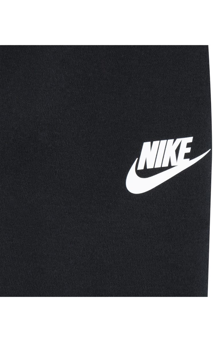 Nike Kids' Swoosh Fleece Set, Alternate, color, Black/ White