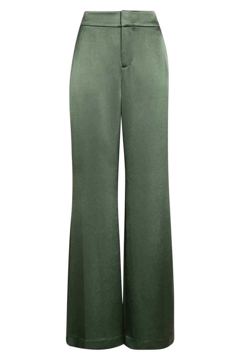 Dylan High Waist Wide Leg Pants, Main, color, DARK FERN