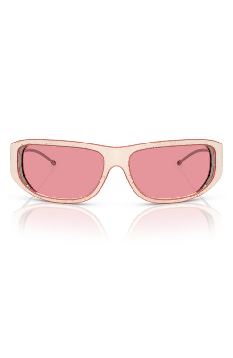 61mm Oval Sunglasses