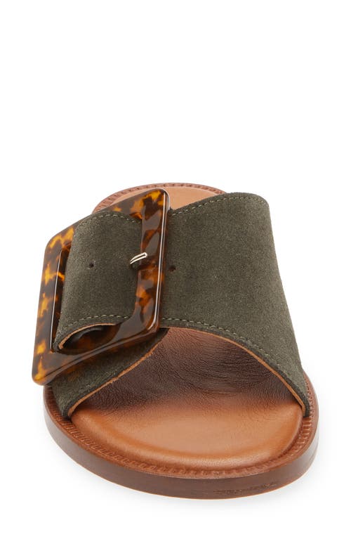 Penelope Chilvers Biarritz Buckle Sandal In Khaki