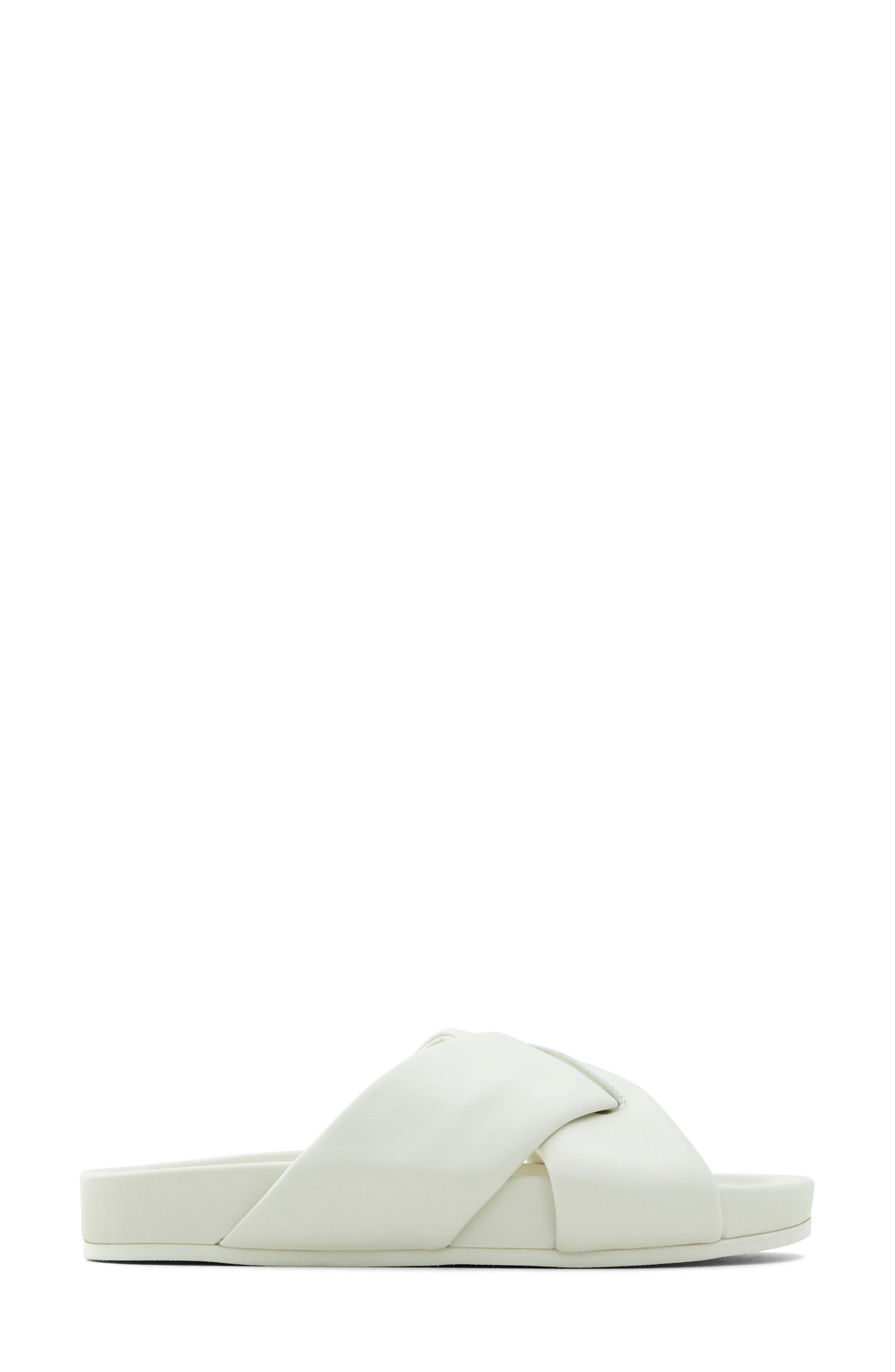 Allie Slide Sandal, Alternate, color, BONE