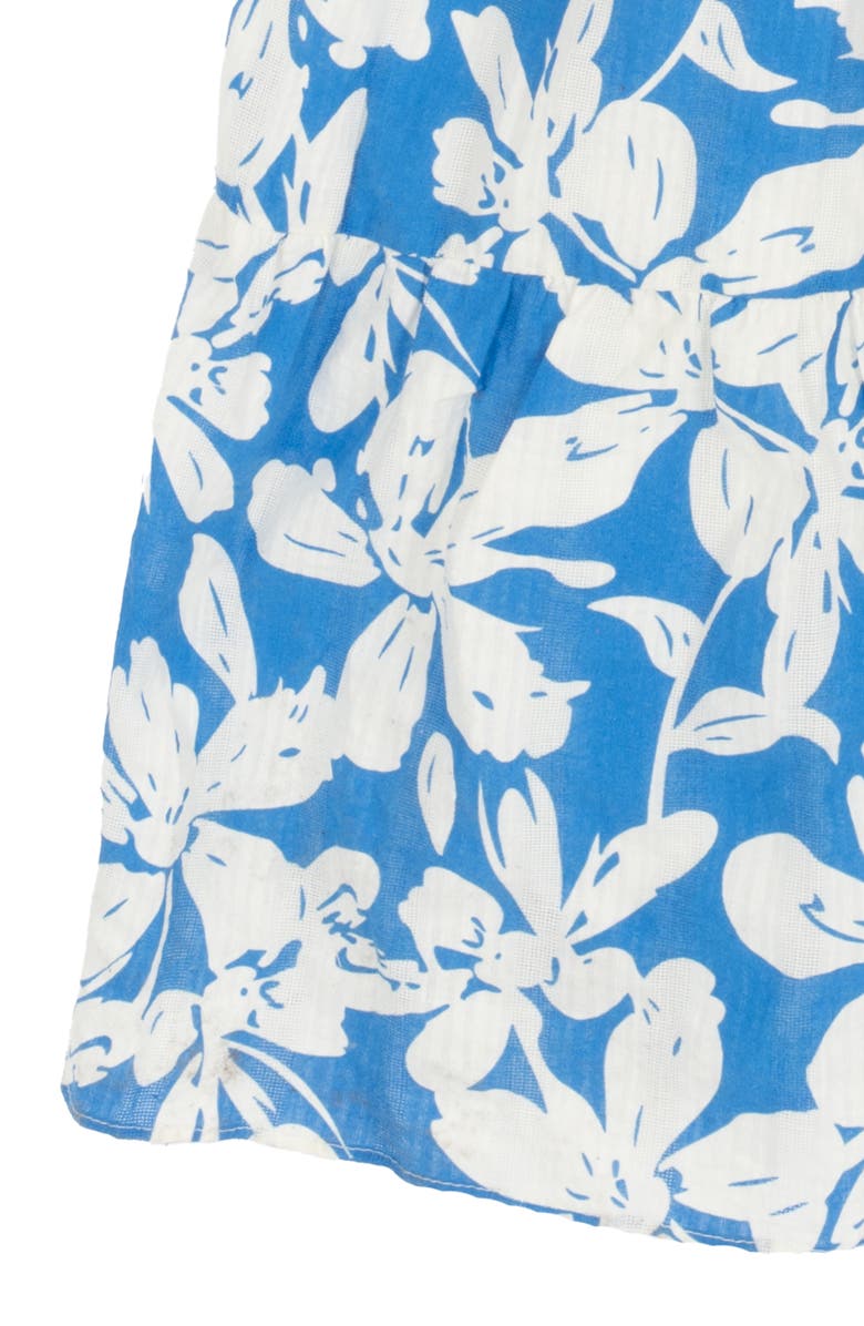 Rare Editions Kids' Floral Tiered Maxi Dress, Alternate, color, Blue