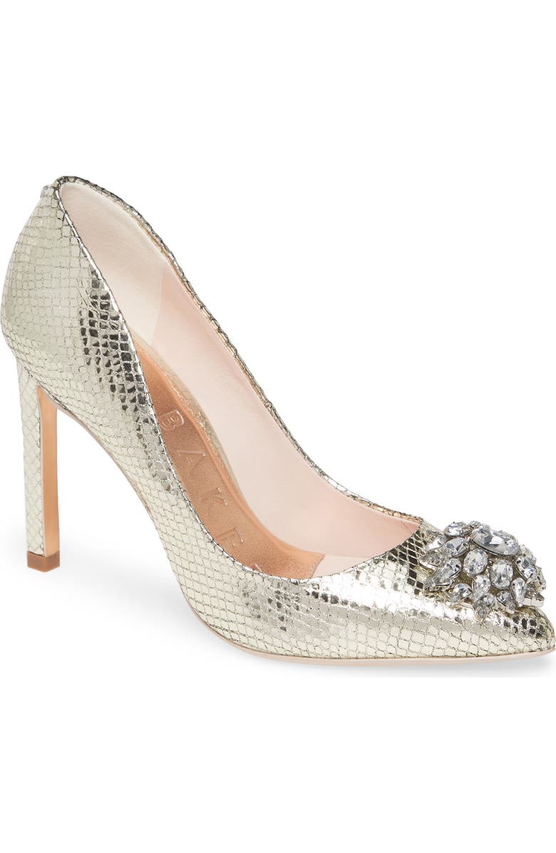 Ted Baker London Elannam Crystal Embellished Pump, Main, color,