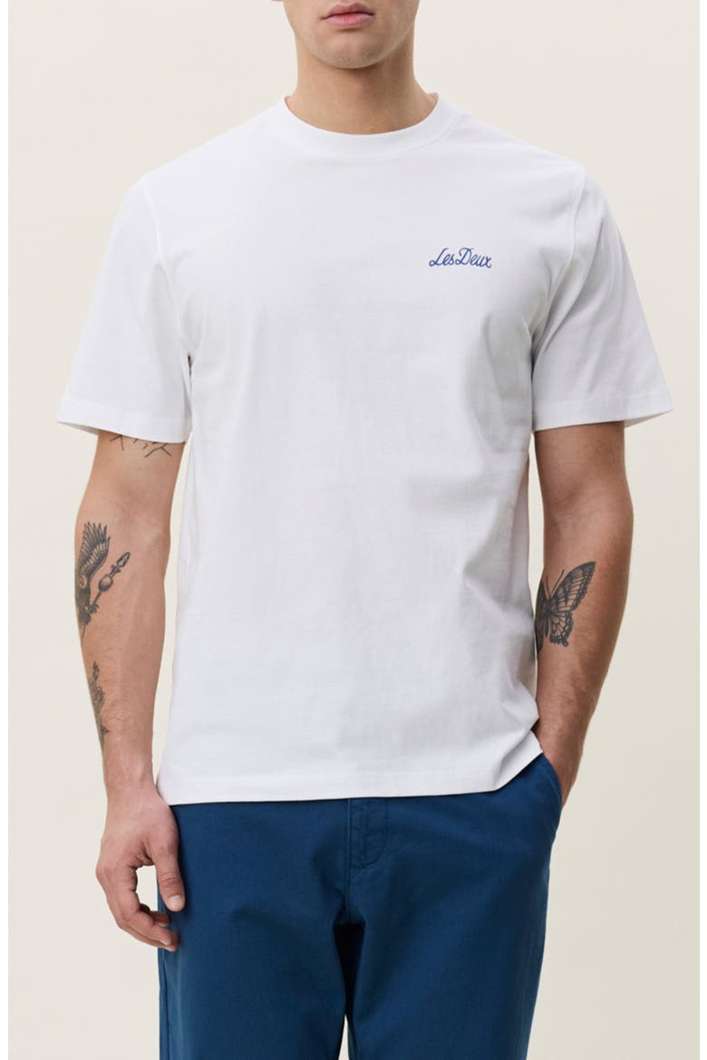 Bouquet Organic Cotton Graphic T-Shirt, Main, color, WHITE