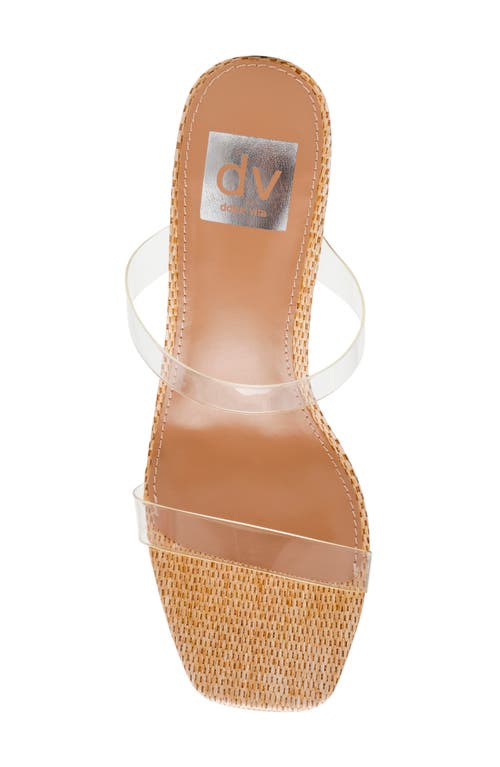 Dolce Vita Dv By  Yorke Block Heel Sandal (women In Raffia Multi