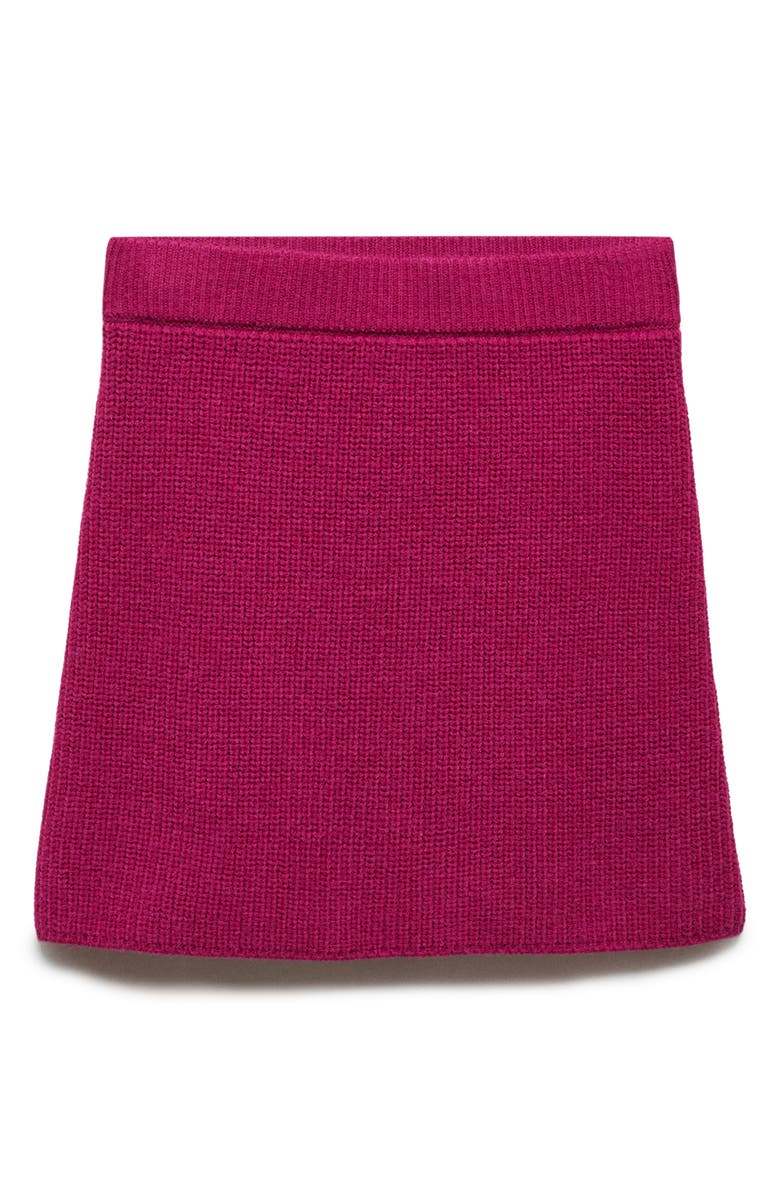 MANGO Knit Miniskirt, Main, color, 