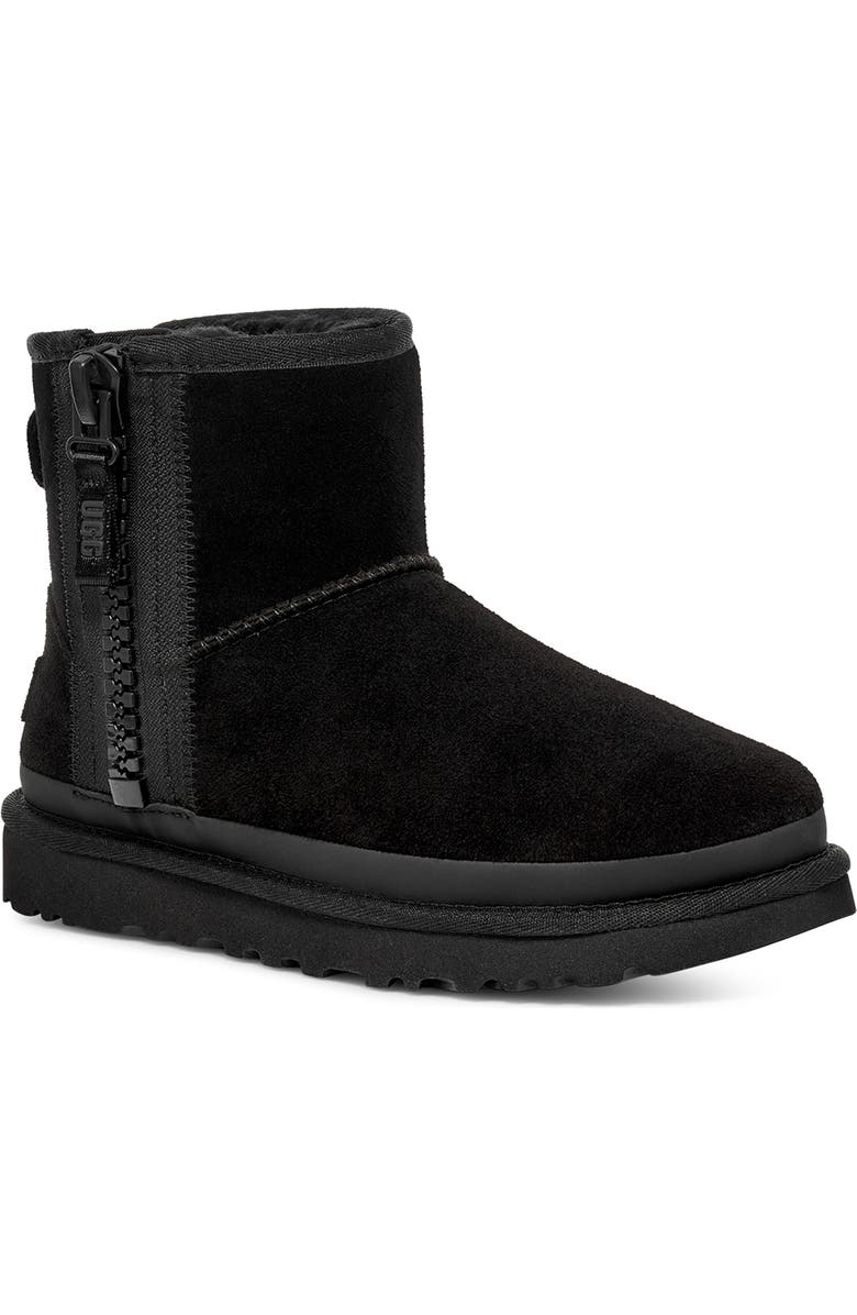 UGG<sup>®</sup> Mini Classic Zip Bootie, Main, color,