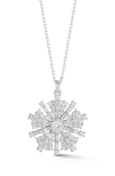 Cubic Zirconia Pendant Necklace