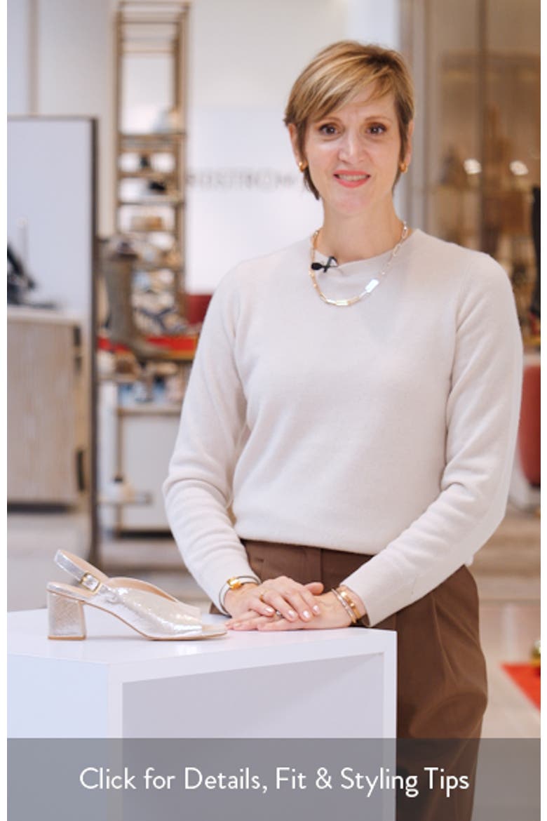 Polina Slingback Sandal video