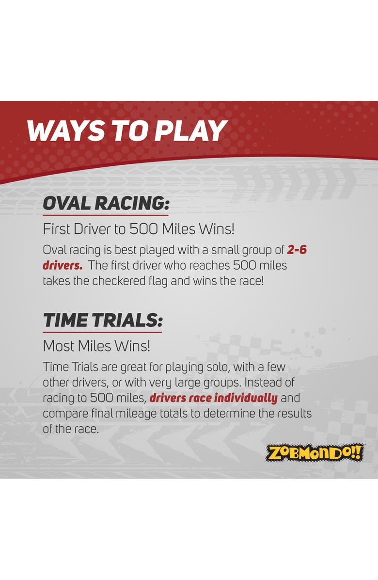 Zobmondo!! Go500 Car Racing Dice Game, Alternate, color,