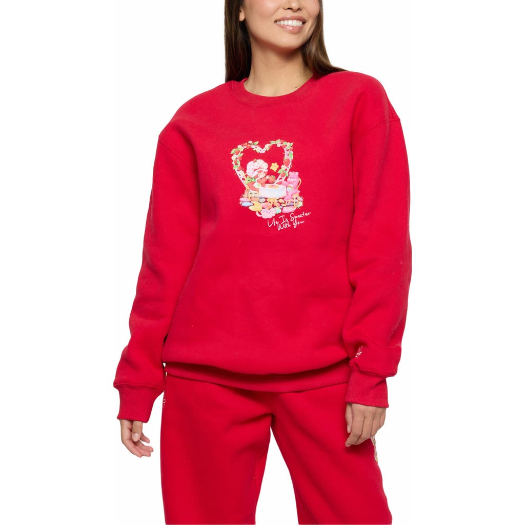 Samii Ryan LIFE IS SWEET CREWNECK in Red  product