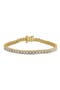 14K Gold Vermeil Diamond Tennis Bracelet - 0.14 ctw.