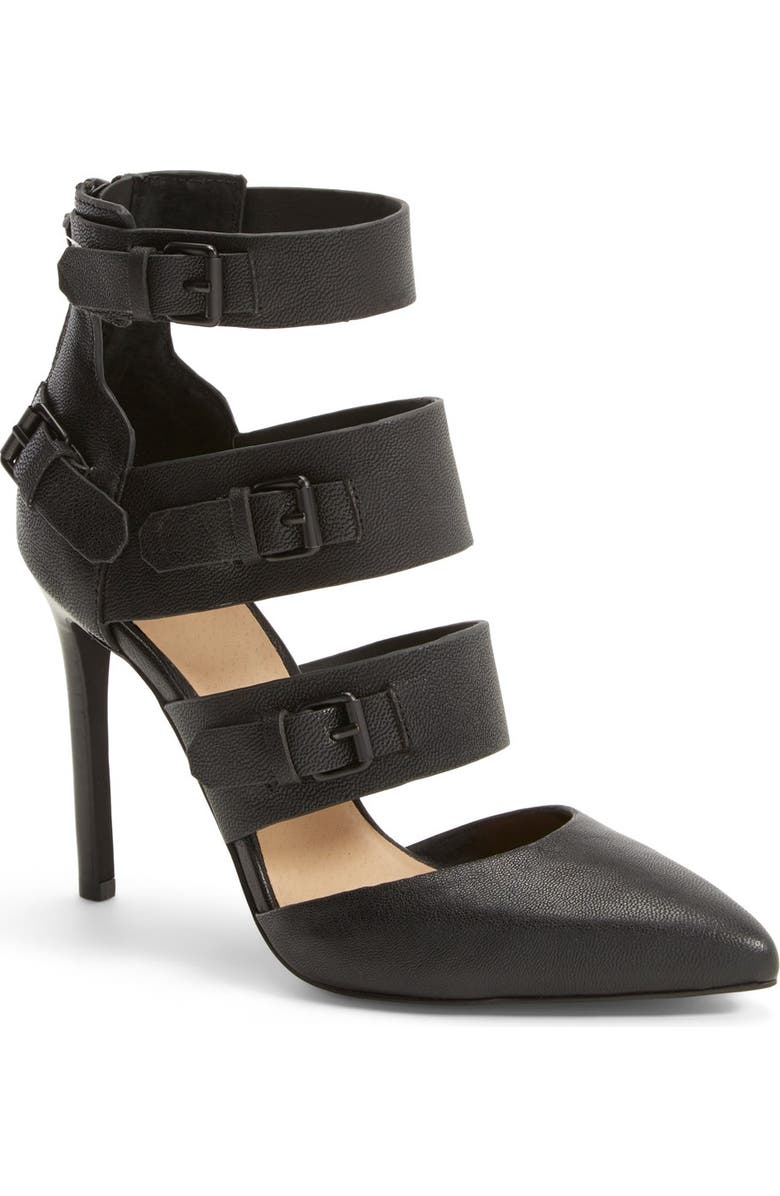 Joe's 'Giddy' Leather Pointy Toe Pump, Main, color,