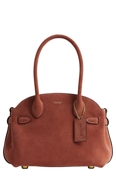 Soft Empire 21 Suede Carryall Bag