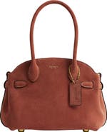 COACH Soft Empire 21 Suede Carryall Bag