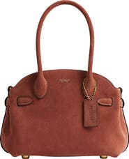 COACH Soft Empire 21 Suede Carryall Bag