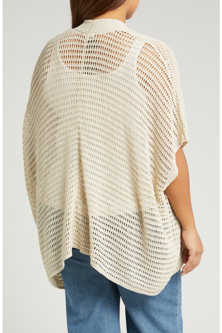 Open Stitch Cardigan, Alternate, color, OYSTER
