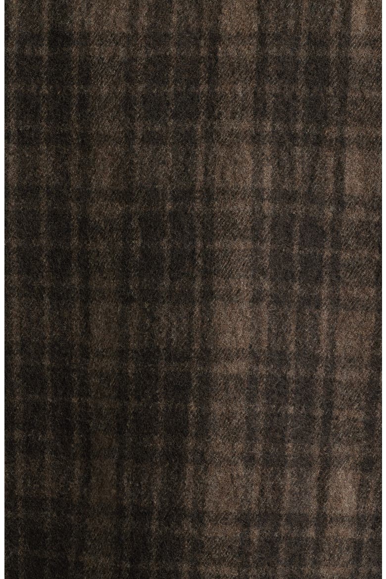 Insulated Check Wool Tweed Jacket, Alternate, color, BROWN PLAID