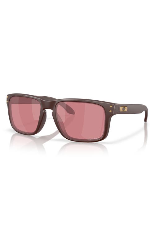 Oakley Holbrook 56mm Prizm™ Rectangular Sunglasses In Black