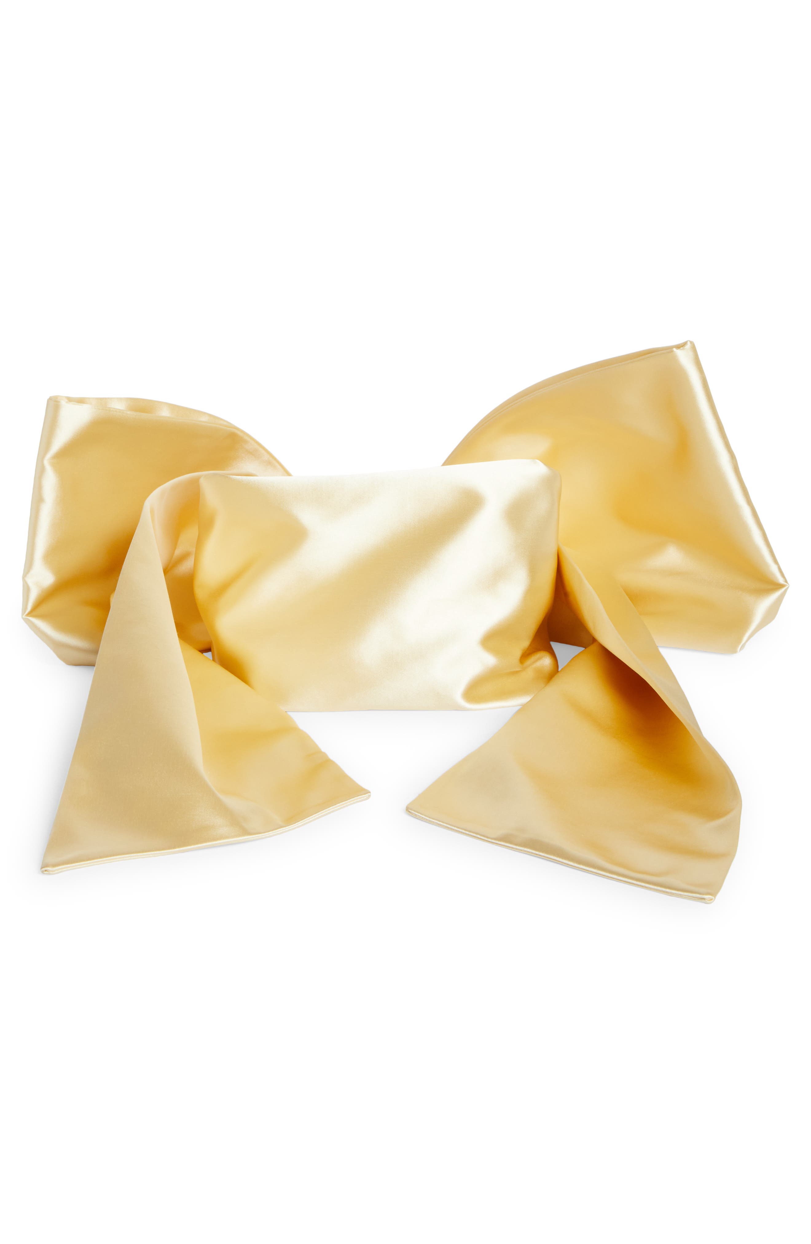 Sandy Liang Small Regalo Satin Handbag, Alternate, color, 