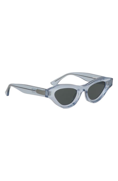 Cult Gaia X Thierry Lasry Jaya 49mm Cat Eye Sunglasses In Blue