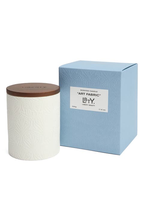 Art Fabric Scented Ceramic Candle