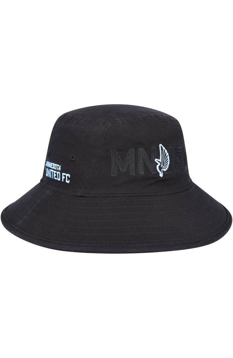 New Era Men's New Era Black Minnesota United FC Kick Off Bucket Hat, Alternate, color, 
