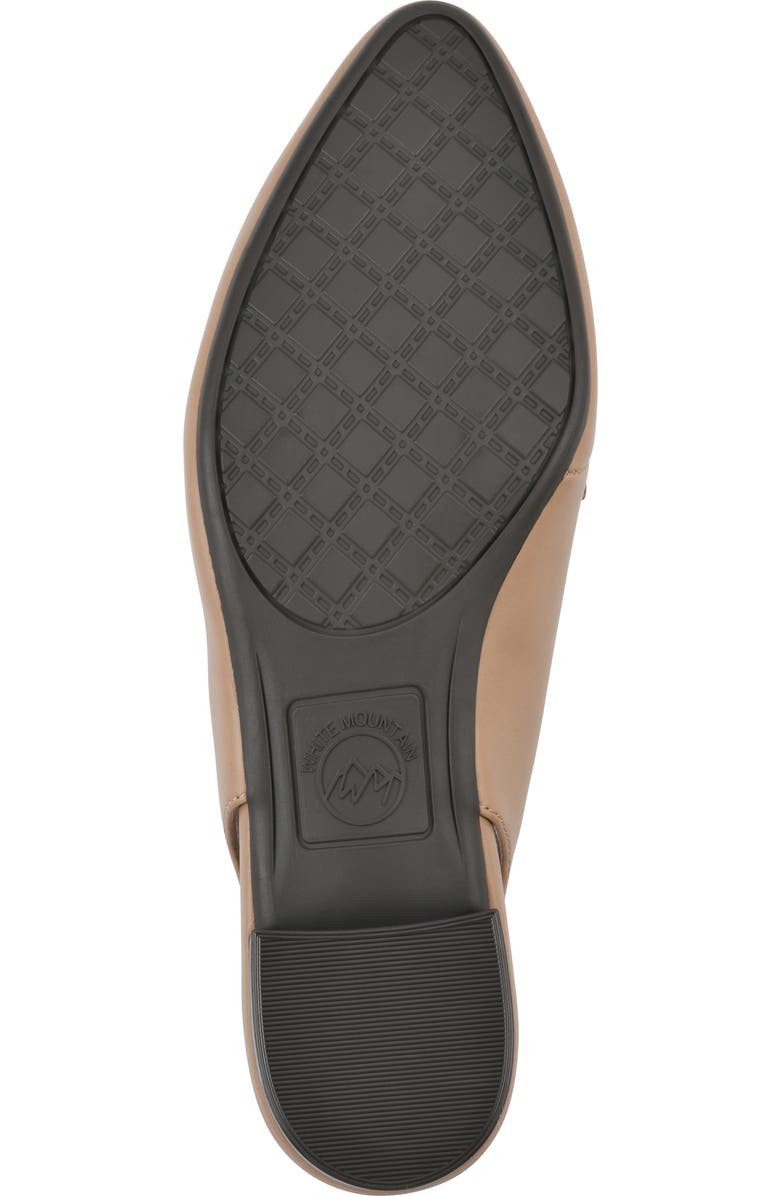 White Mountain Footwear Boreal Slingback Mule, Alternate, color, Beige/ Smooth Leather
