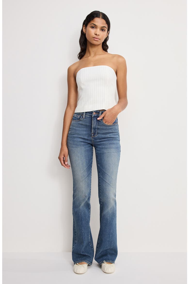 Good Classic High Waist Bootcut Jeans, Alternate, color, INDIGO1128