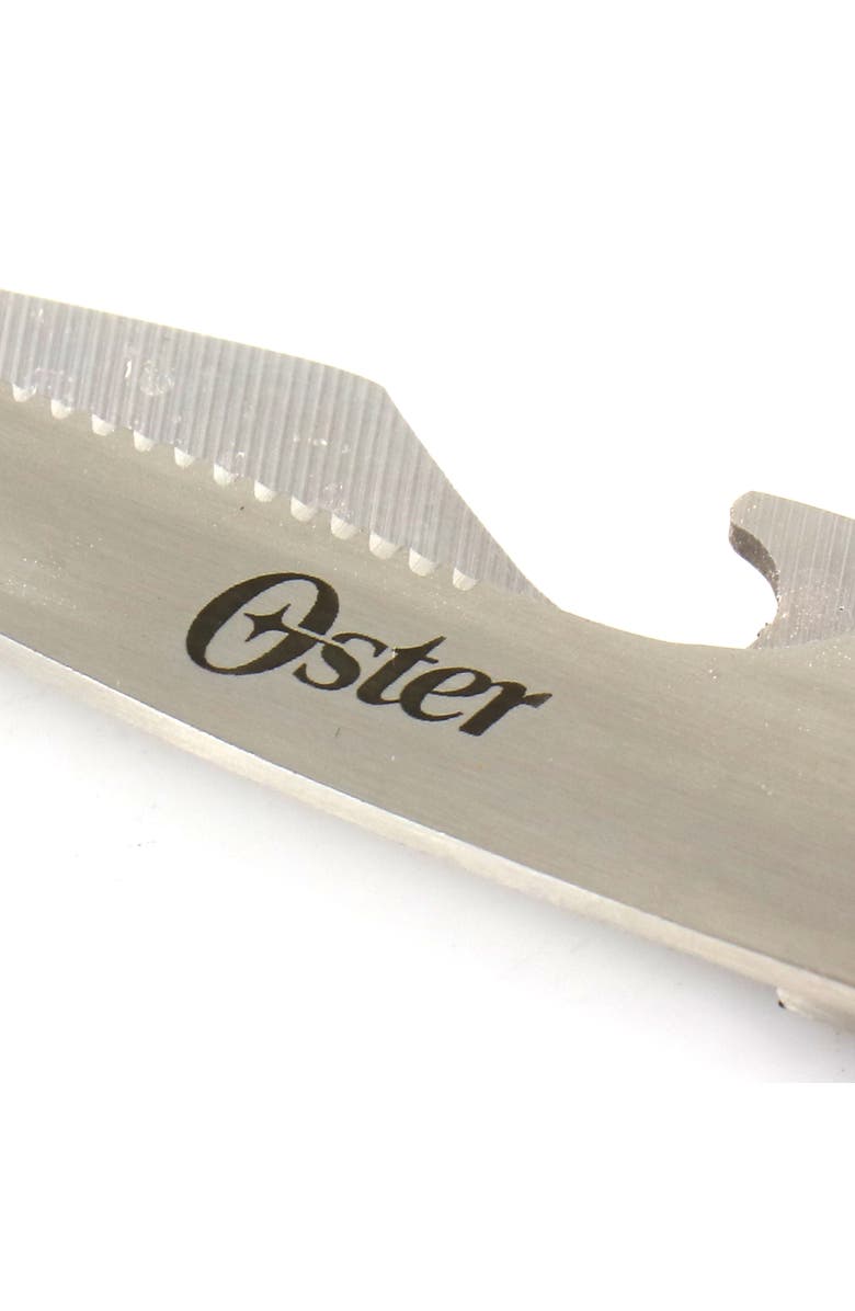 OSTER Gunderson 2 Piece Black Stainless Steel Cutlery Set, Alternate, color, Black