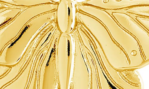 Sterling Forever Gold-tone Or Silver-tone Butterfly Rowena Drop Studs