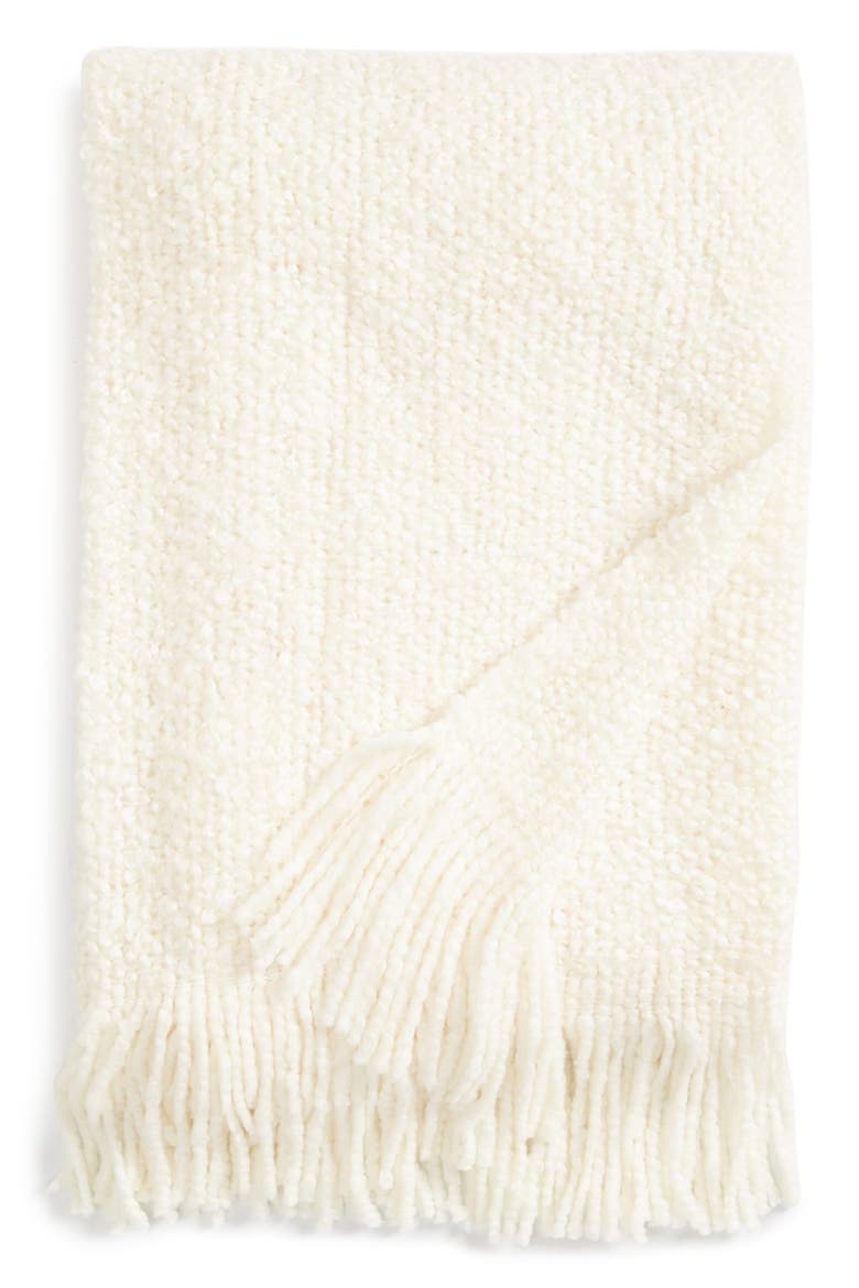'Camelot' Throw, Main, color, CREME
