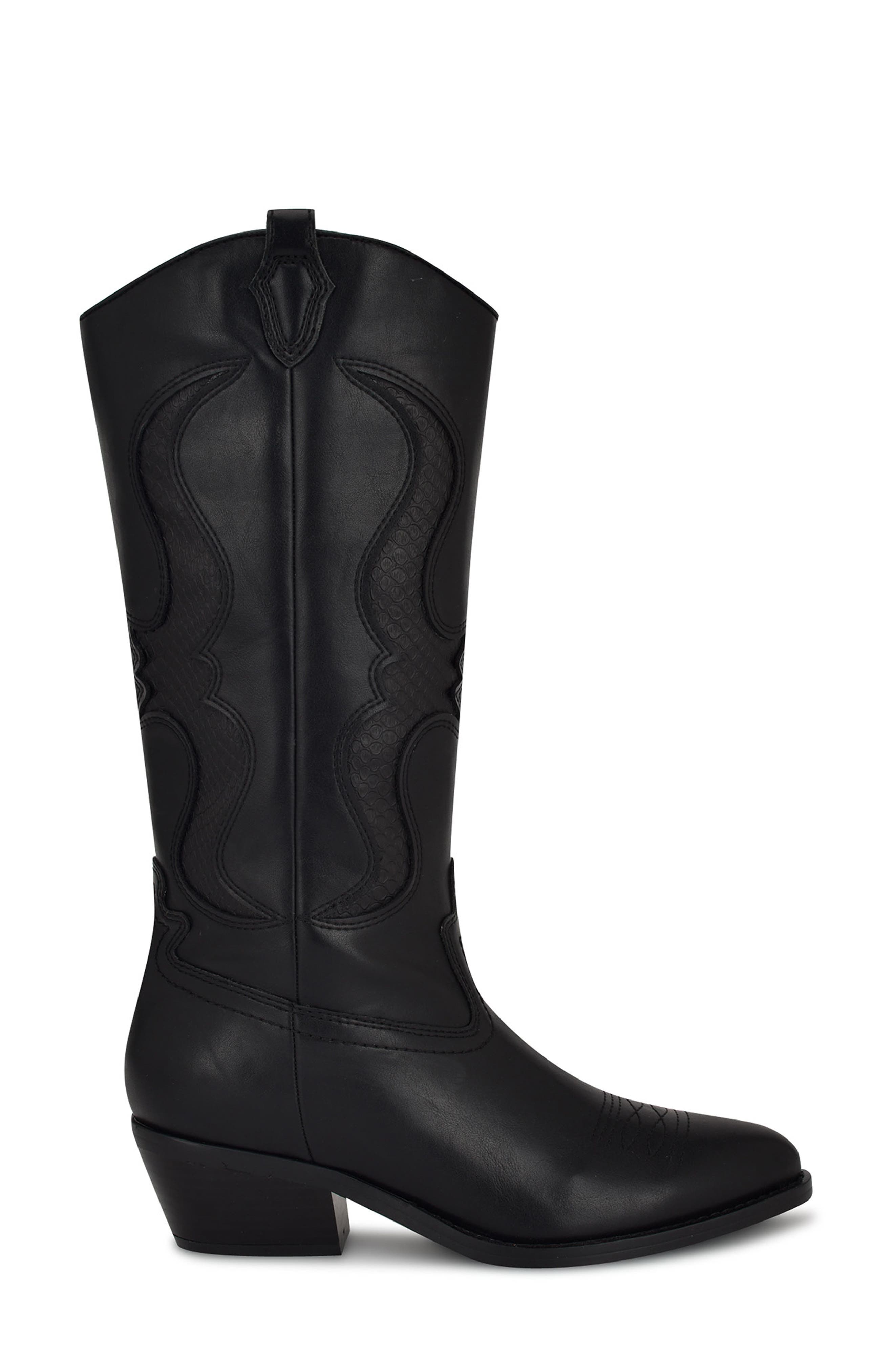 Nine West Cwyft Western Boot, Alternate, color, 