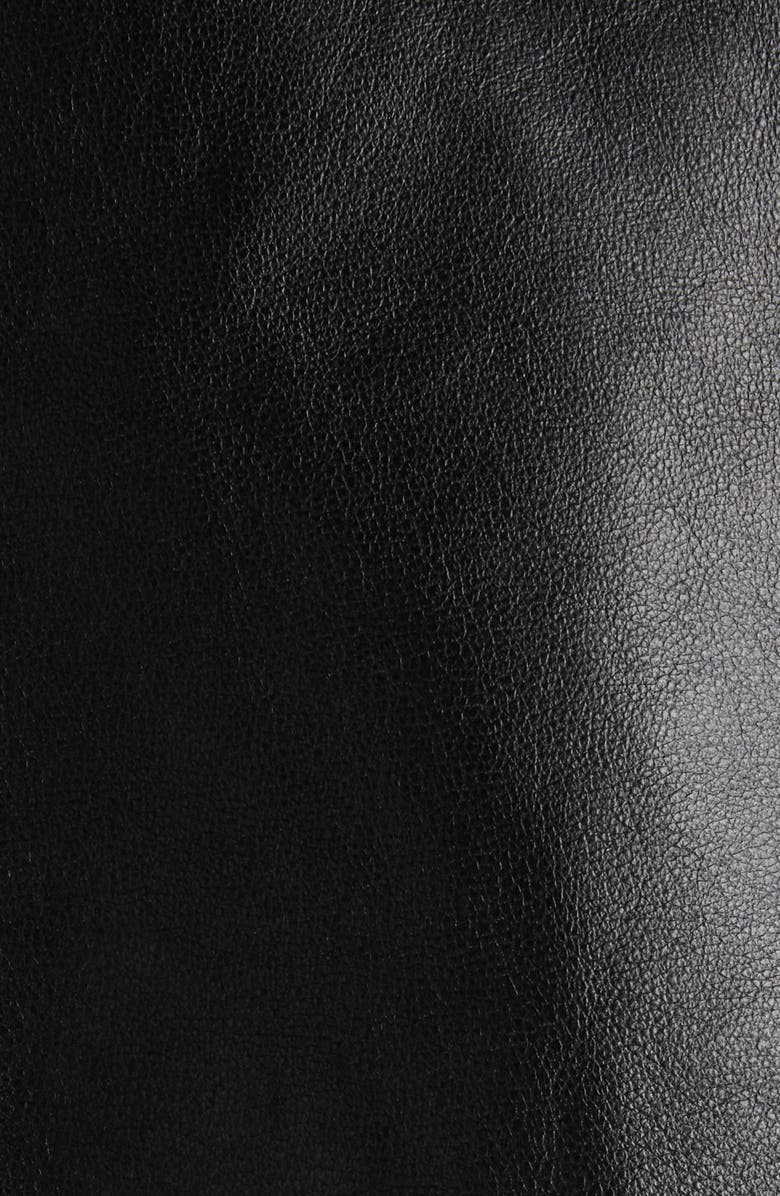 Balenciaga Double Belted Leather Trench Coat, Alternate, color,