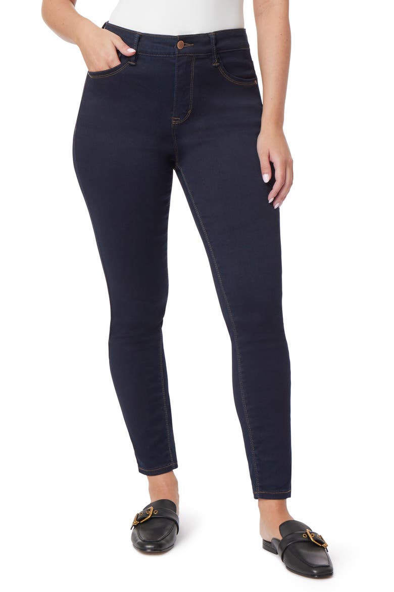 Mid Rise Comfort Waist Skinny Jeans, Main, color, RINSE