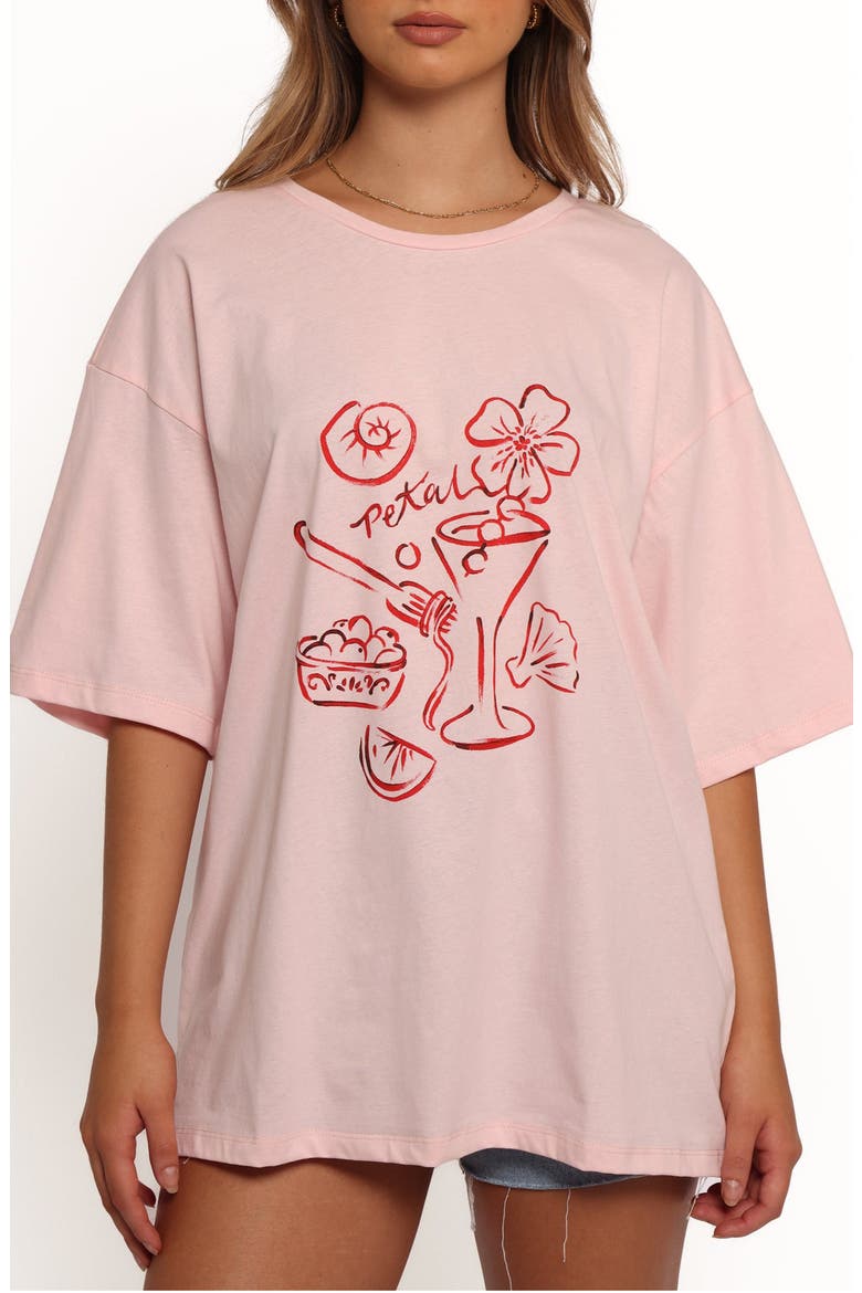Loa Graphic T-Shirt, Main, color, PINK/ RED
