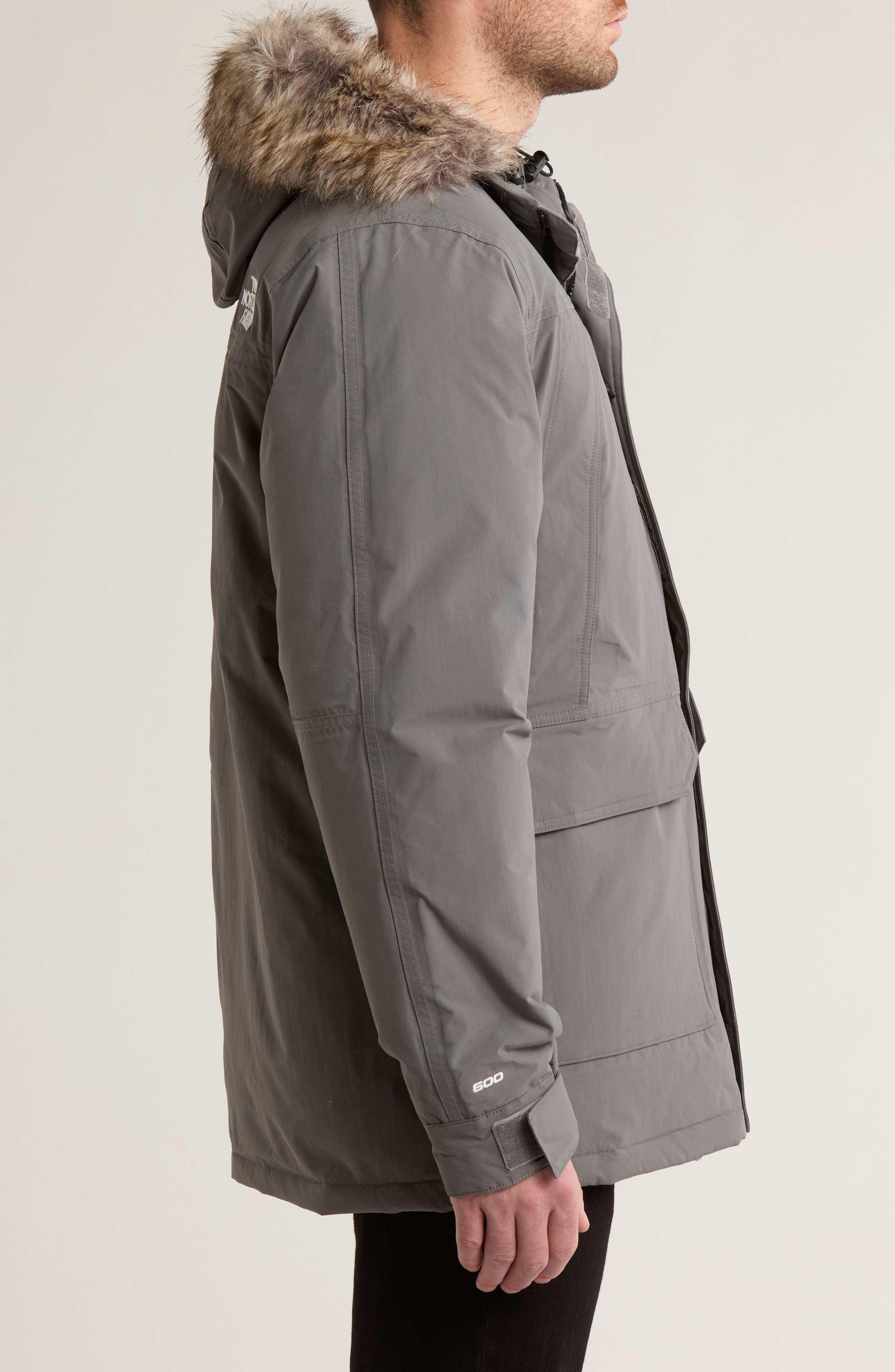 McMurdo Waterproof 600 Fill Power Hooded Down Parka with Faux Fur